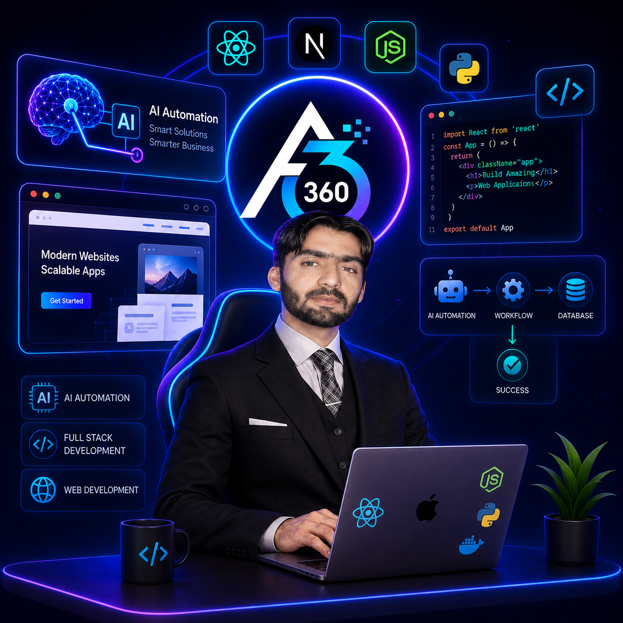 Abdul Rehman - AI Automation Specialist and Full-Stack Developer