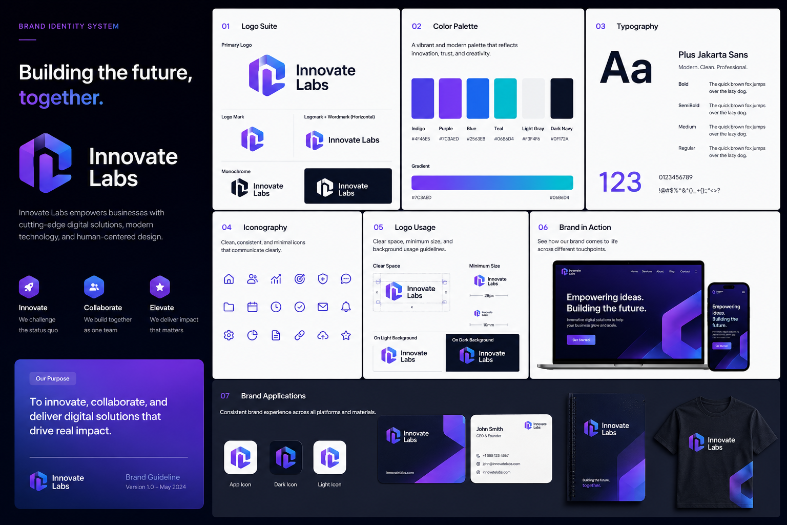 Brand Identity System project preview